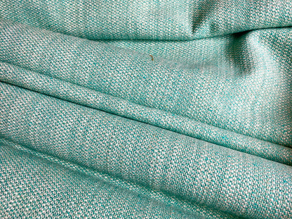 by yard Scalamandre San Miguel Texture Caribbean Heavy Blue Ocean Aqua Green Chenille MSRP USD 216/Y