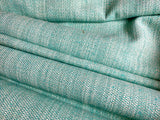 by yard Scalamandre San Miguel Texture Caribbean Heavy Blue Ocean Aqua Green Chenille MSRP USD 216/Y
