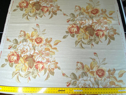 By Yd Lee Jofa Mulberry Home Arabella Print In Terra Red Orange On Linen MSRP USD 178/y