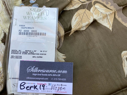 27d Berkbox19 Scalamandre Woven Frida Taupe/multi