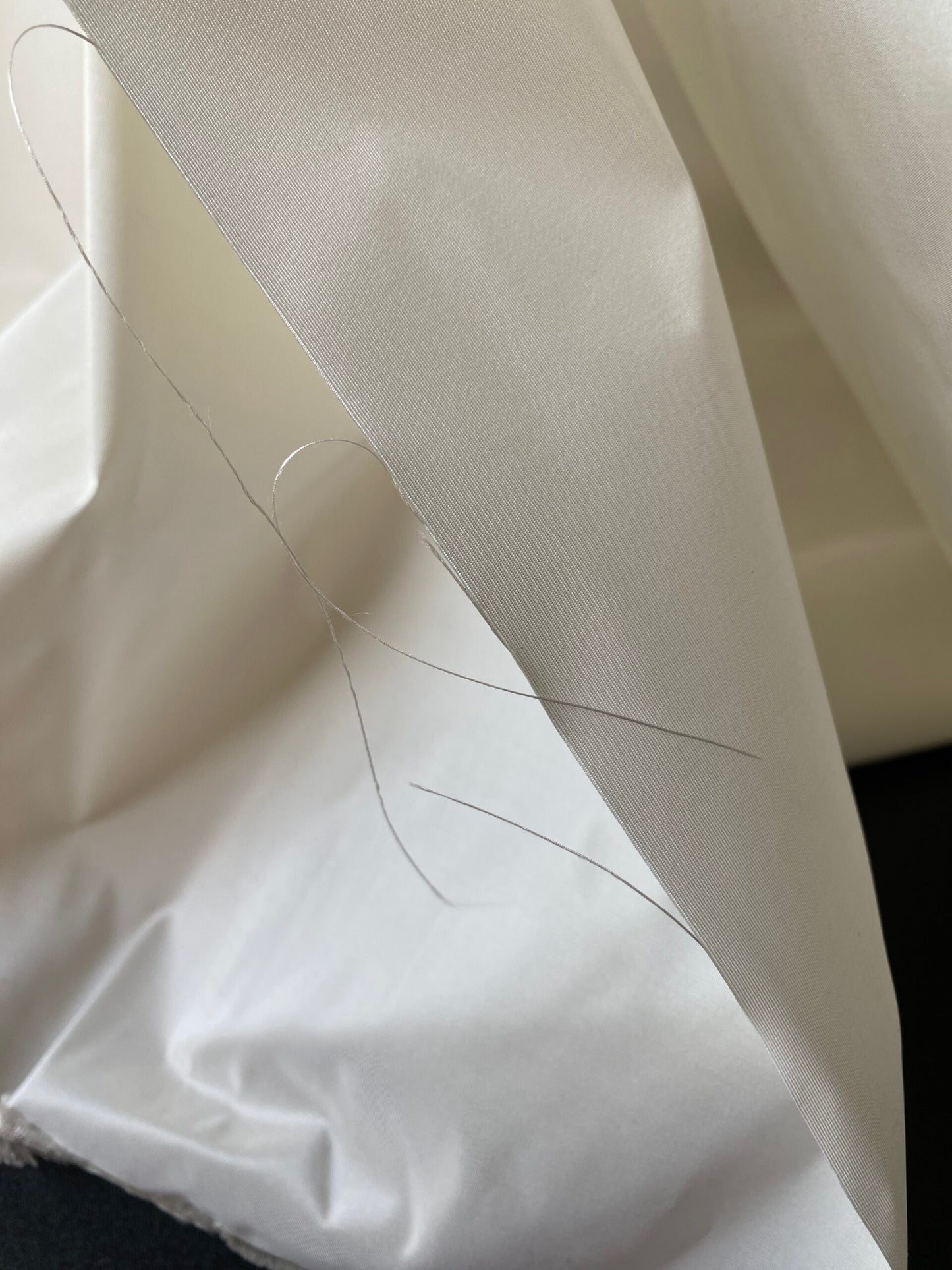 Scalamandre Ascot Ivory 100% silk Taffeta Pure White Very Thick! Per Yard MSRP USD 238/Y