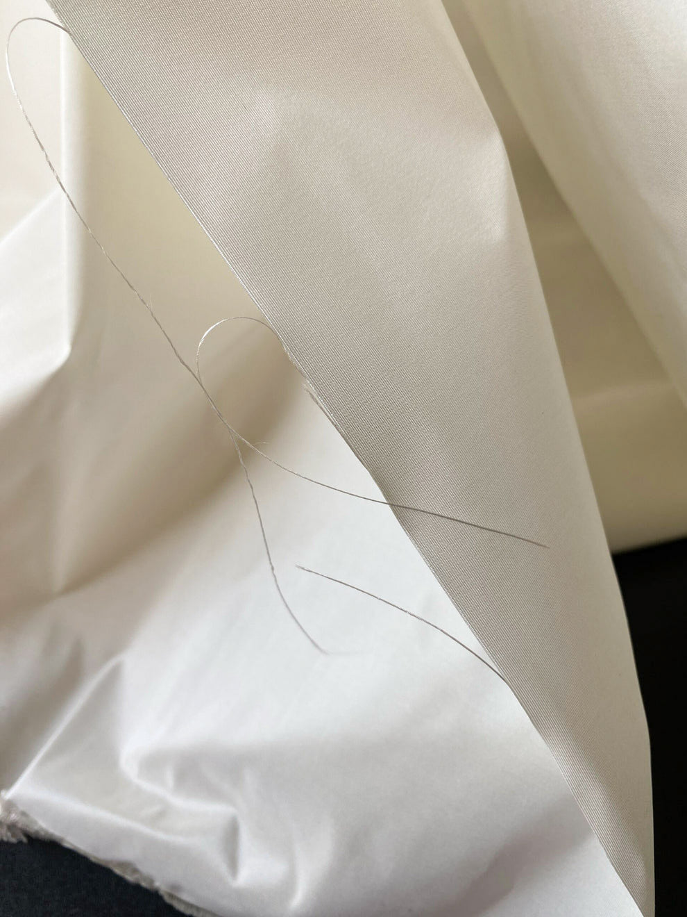 Scalamandre Ascot Ivory 100% silk Taffeta Pure White Very Thick! Per Yard MSRP USD 238/Y