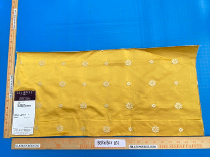 3 Berkbox101 Square Silk by Lelievre Paris Gericault Seat and Back Or Yellow White House Neoclassic Medallion MSRP USD500+/y