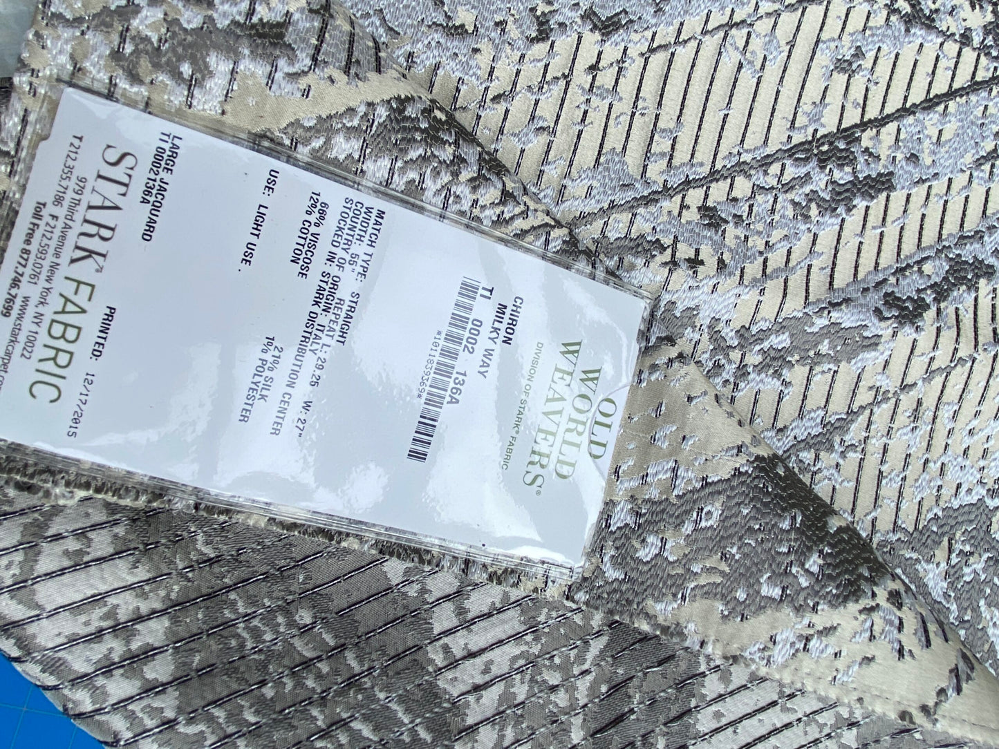 4 Berkbox101 Square Silky by Old World Weavers Chiron Milky Way Gray Beige Geometric MSRP USD 300+/y