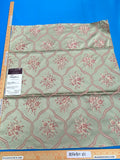 11 Berkbox101 Square Silky by Lelievre Paris Fragonard Fleuve Velvet Green Diamond Ogee Floral MSRP USD 838/y
