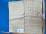 17 Berkbox101 Square Silk by Old World Weavers Carlos Small Damask Almond Cream White MSRP USD300+/y