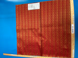 21 Berkbox101 Square Silk by Old World Weavers Carlos Small Damask Oriental Red Small Scale MSRP USD300+/y