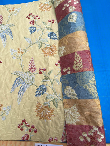 34 Berkbox101 Square Jacquard by Scalamandre Artemisia Beige Fruits Floral Botanical Foliage MSRP USD300+/y