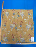 36 Berkbox101 Square Jacquard by Scalamandre Artemisia Oro Yellow Fruits Floral Botanical Foliage MSRP USD300+/y