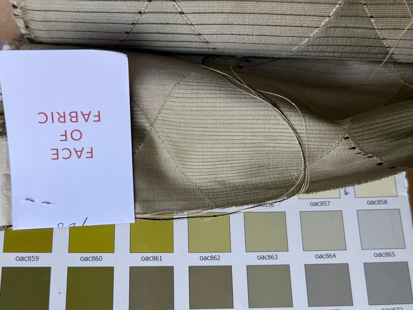 Scalamandre Forty Carats Absinthe Gray Green Silk Wool Jacquard Diamond Harlequin MSRP 188/Y