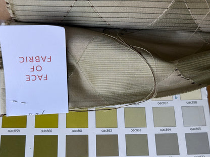 Scalamandre Forty Carats Absinthe Gray Green Silk Wool Jacquard Diamond Harlequin MSRP 188/Y