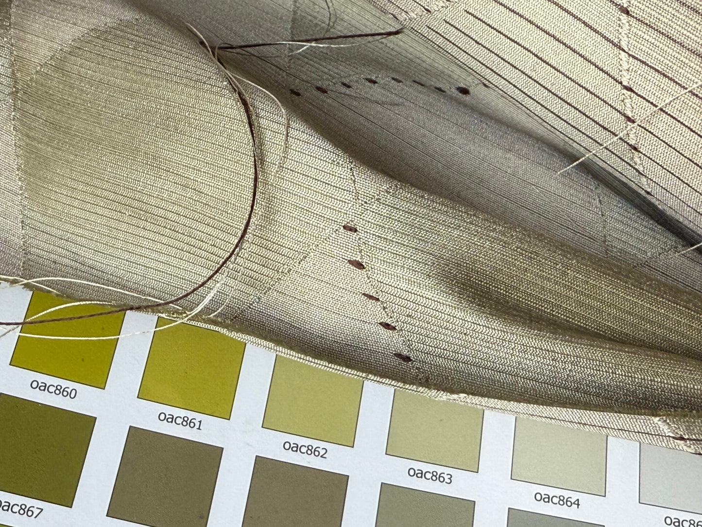 Scalamandre Forty Carats Absinthe Gray Green Silk Wool Jacquard Diamond Harlequin MSRP 188/Y