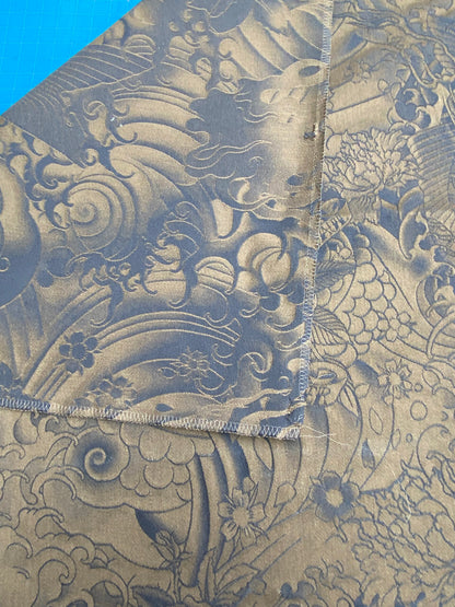 42 Berkbox101 Square Jacquard by Jean Paul Gaultier Komodo Nuit Blue Bird Animal Chinoiserie Graphic Scenic MSRP USD734/y