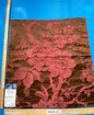 49 Berkbox101 Square Silk by Tassinari and Chatel Argenson Brun Deep Red Floral Botanical Foliage MSRP USD 1200+/y