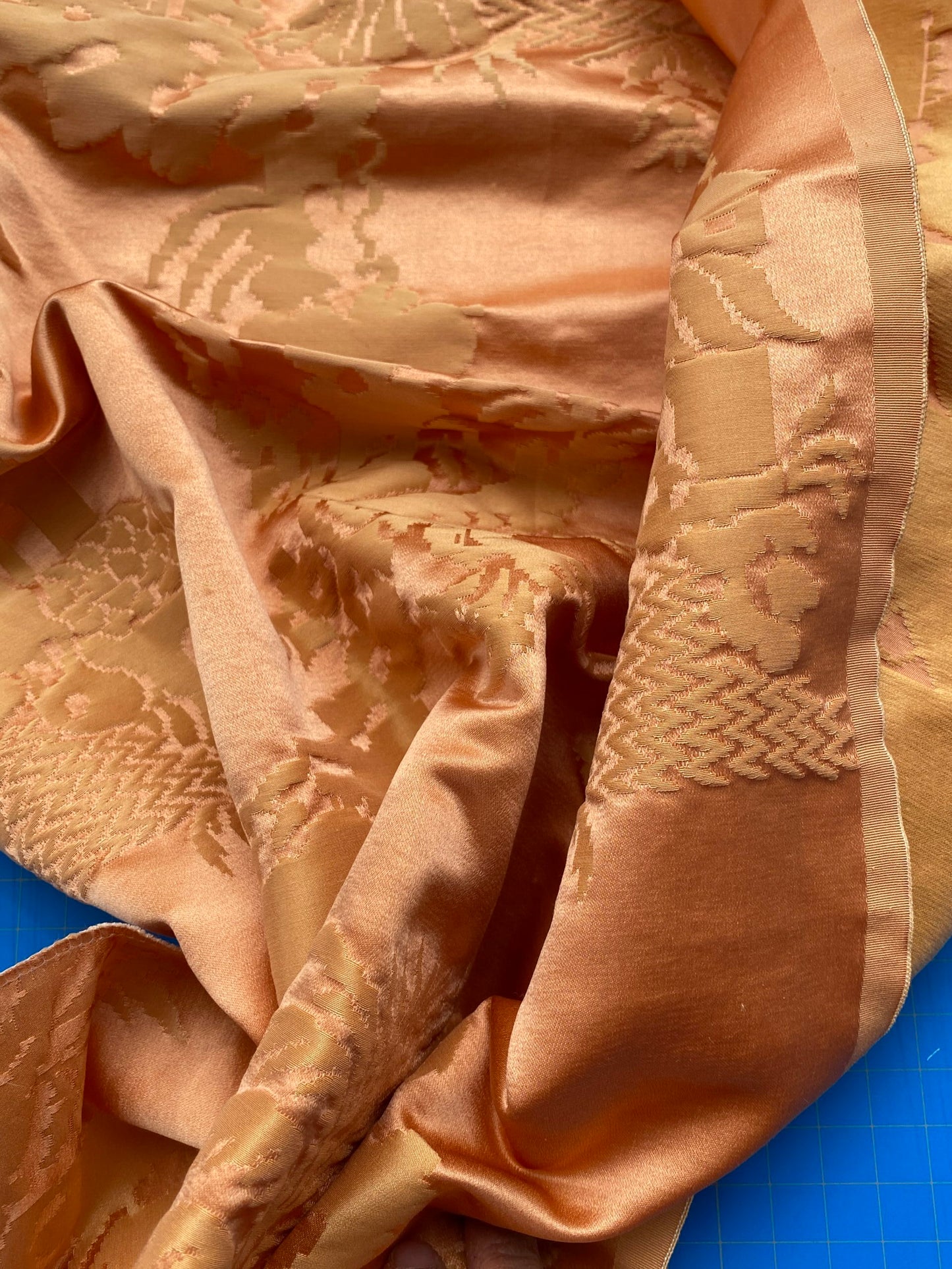 58 Berkbox101 Square Silky by Tassinari and Chatel Les Chinois Cannelle Orange Chinoiserie Historic MSRP USD 700+/y