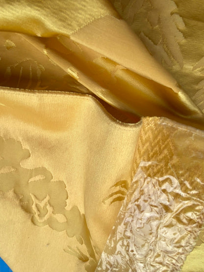 61 Berkbox101 Square Silky by Tassinari and Chatel Les Chinois Jaune Yellow Chinoiserie Historic MSRP USD 700+/y