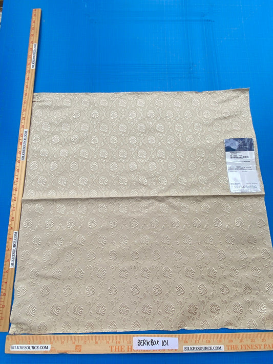 62 Berkbox101 Square Silky by Tassinari and Chatel Pommes De Pin Marbre Beige Botanical Foliage Historic MSRP USD976/y