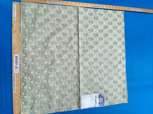 66 Berkbox101 Square Silk by Tassinari and Chatel Carmontel Bleu Blue Cream Small Scale Floral Historic MSRP USD704/y