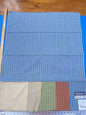 7 Berkbox25 Scalamandre Woven Lexington Bluejay Plaid Blue MSRP USD202/Y 27x34"