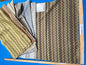 2 Berkbox102 Square Jacquard by Scalamandre Polluce Blue Mauve Brown Lampas Chevron 26"x26" 9 Pieces in Different Colorways MSRP USD300+/y