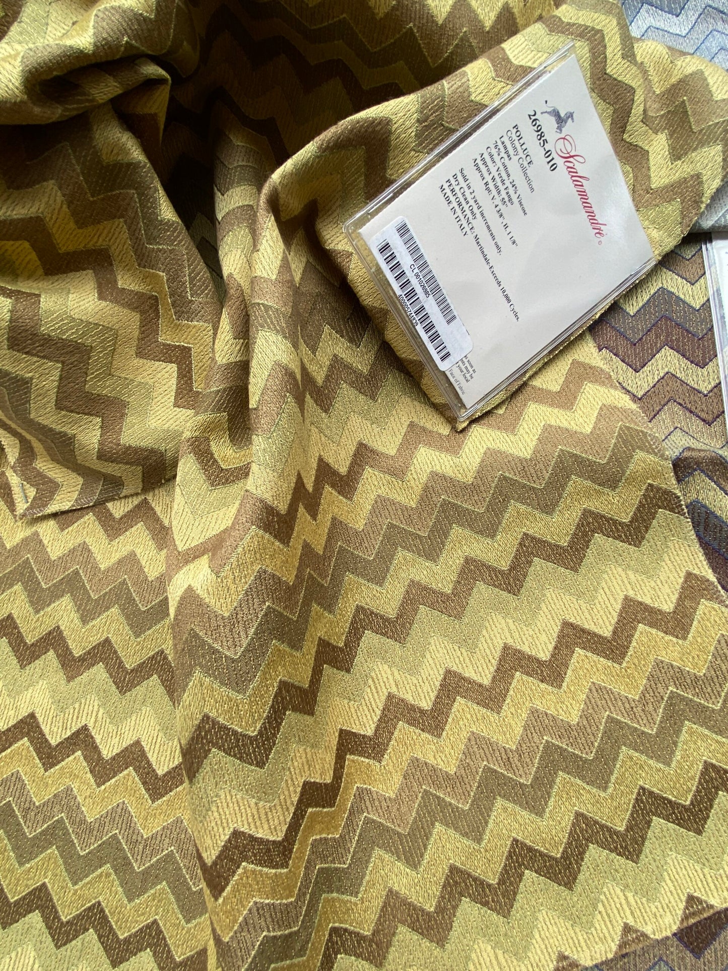 2 Berkbox102 Square Jacquard by Scalamandre Polluce Blue Mauve Brown Lampas Chevron 26"x26" 9 Pieces in Different Colorways MSRP USD300+/y