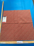 10 Berkbox102 Square Jacquard by Lelievre Paris Obi Jacquard Brique Red Botanical Small Scale Texture Polyester MSRP USD300+/y
