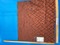 14 Berkbox102 Square Jacquard by Lelievre Sillon Terre de Sienne Orange Brown Diamond Ogee Lattice MSRP USD 604/y
