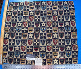 10c Berkbox26 Scalamandre Woven Knights Bridge Navy Blue