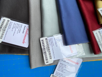 22 Berkbox102 Square Plains Texture by Scalamandre Raku Unito Colony Plain Satin Solid 26"x26" 9 Pieces in Different Colorways  MSRP USD 300+/y