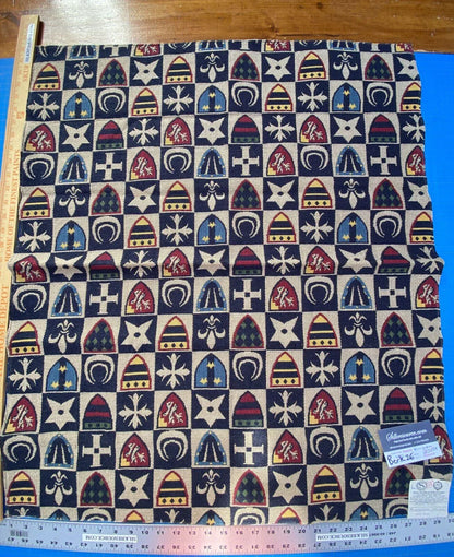 10l Berkbox26 Scalamandre Woven Knights Bridge Navy Blue