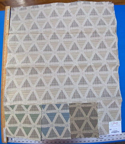 1 Berkbox30 Scalamandre Vienna Beige 27"w X 34"l Woven Cotton Heavy Upholstery MSRP USD 232/Yards