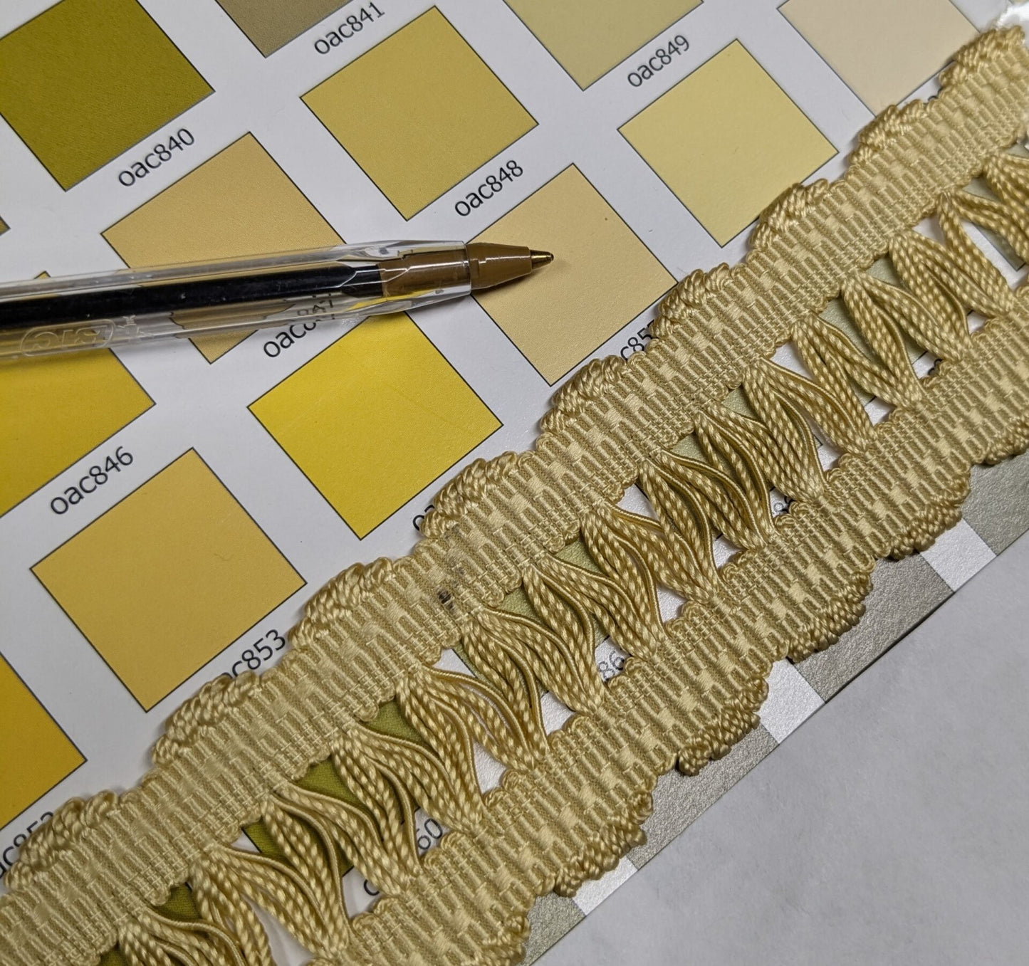 By yd SCALAMANDRE YELLOW PURE GOLD 100% SILK OPEN WEAVE V306A-101 (Copy)