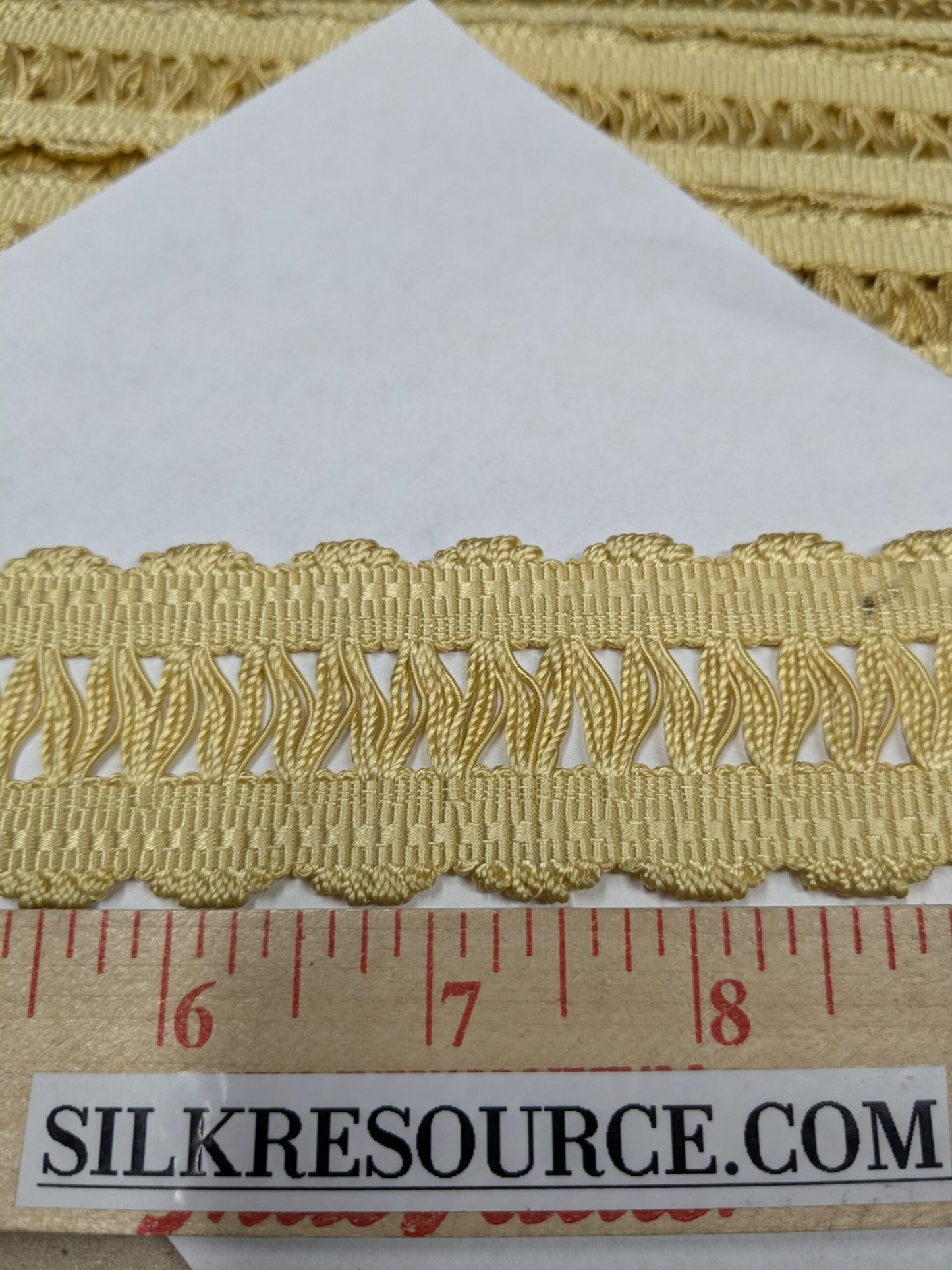 By yd SCALAMANDRE YELLOW PURE GOLD 100% SILK OPEN WEAVE V306A-101 (Copy)