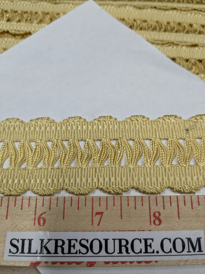 By yd SCALAMANDRE YELLOW PURE GOLD 100% SILK OPEN WEAVE V306A-101 (Copy)