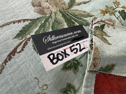 25 Berkbox52 2.4yds Scalamandre Colony La Perouse Multi on Ivory Pomegranate eggplant pineapple Fruits Floral Tree Foliage MSRP USD 578/Y