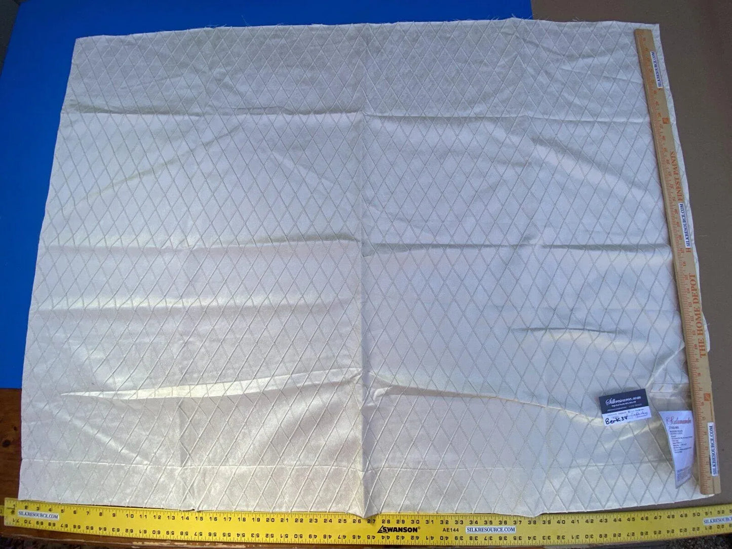 4 Berkbox34 Scalamandre Embroidery Diamond Weave Modern Luxury Jacquard Ivory