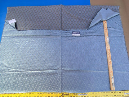 7b Berkbox34 Scalamandre Embroidery Diamond Wave Bluestone