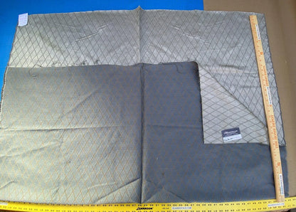 8b Berkbox34 Scalamandre Embroidery Diamond Wave Modern Luxury Jacquard Pewter