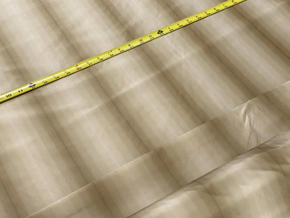 Prestigious Travers 100% Silk Taffeta Strie Shadow Stripe Beige Coffee Muted Grey Sage Green Brilliant MSRP USD290/Y