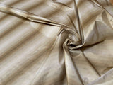 Prestigious Travers 100% Silk Taffeta Strie Shadow Stripe Beige Coffee Muted Grey Sage Green Brilliant MSRP USD290/Y