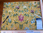 9 Berkbox106 16" x 23" Square Scalamandre Tassinari &amp; Chatel Paiva Jaune Yellow Jacquard Floral Historic MSRP USD 1000+/y