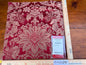 11 Berkbox106 17" x 18" Square Scalamandre Hayes House Red Damask Large Silk Cotton Renaissance Artichoke MSRP USD300+/y