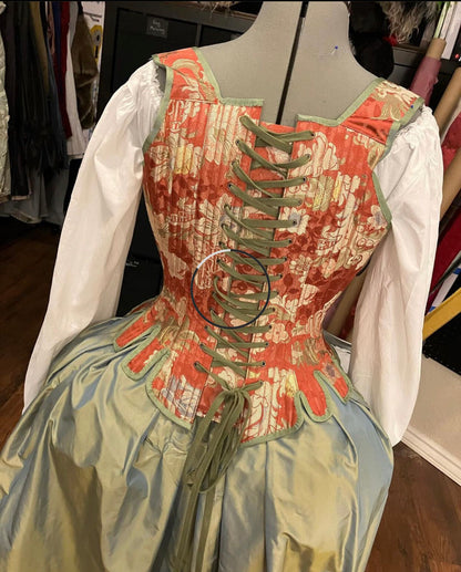 Scalamandre Old World Weavers Louis Xv Silk Lampas Chinese Red Chinoiserie MSRP USD 730/Y circa 1730