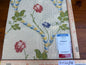 15 Berkbox106 Square Scalamandre Seasons Light Rose and Green on Beige Rose Floral Foliage French Lampas MSRP USD 624/y