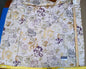 4 Berkbox37 Length Scalamandre Mostar Grey Purple Flower Power Embroidery 1.25y MSRP USD 294/Y