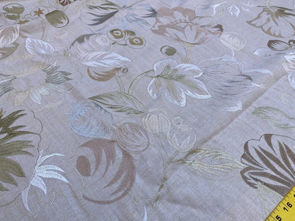 5 Berkbox37 Length Scalamandre Mostar Pale Neutrals Flower Power Embroidery 1.25y MSRP USD 294/Y (copy)