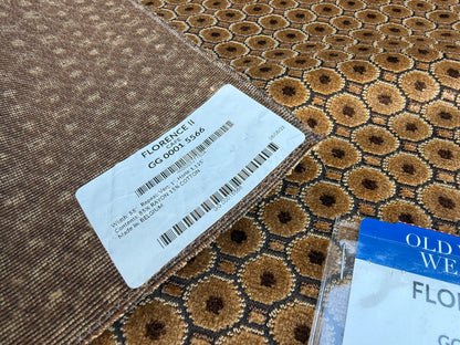 17 Berkbox106 Square Scalamandre Florence II Cafe Brown Dots Circle Geometric MSRP USD492/y