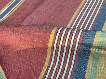 23 Berkbox106 18" x 18" Square Scalamandre Savini Moire Rose Red Yellow Blue Green Strz`