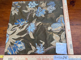 24 Berkbox106 17" x 18" Square Scalamandre Old World Weavers Frida Brown Vibrant Mexican Floral &amp; Fruits Flower Lampas MSRP USD 546/y