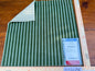 26 Berkbox106 18" x 18" Square Scalamandre Old World Weavers Colline Green White Stripe Velvet